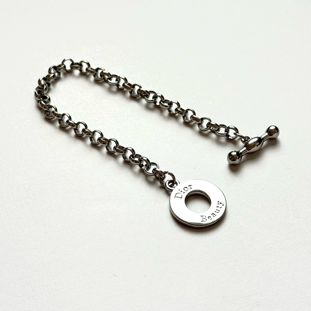 Dior Beauty Silver Plated Link Bracelet
